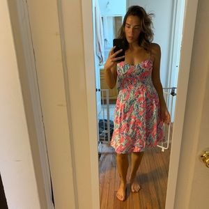 Lilly Pulitzer Easton dress in cosmic coral